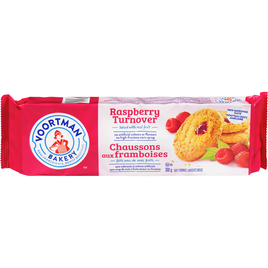 Voortman Raspberry Turnover Cookies, 300g/10.6 oz., {Imported from Canada}