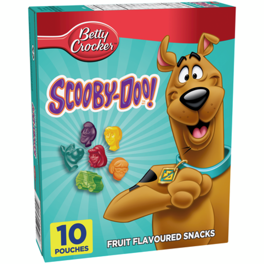 Betty Crocker Fruit Snacks Scooby Doo, 10ct, 226g/8oz. - Imported from Canada