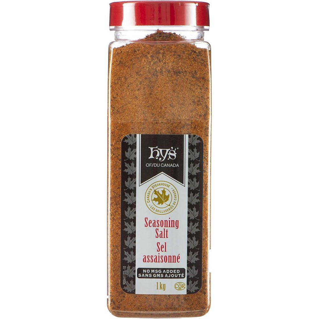 Hy's Seasoned Salt No Msg, 1kg/2.2 lbs- Imported from Canada