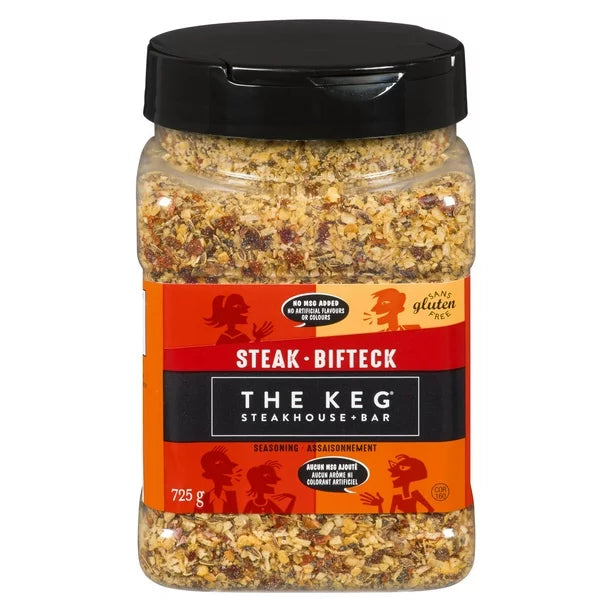 The Keg Steakhouse Steak Seasoning, No MSG Added, 725g - From Canada