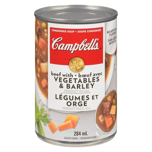 Campbell's Beef Vegetables and Barley Soup, 284ml/9.6 oz. - Fresh from Canada