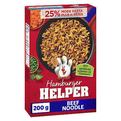 Betty Crocker Hamburger Helper Beef Noodle 200g - Imported from Canada