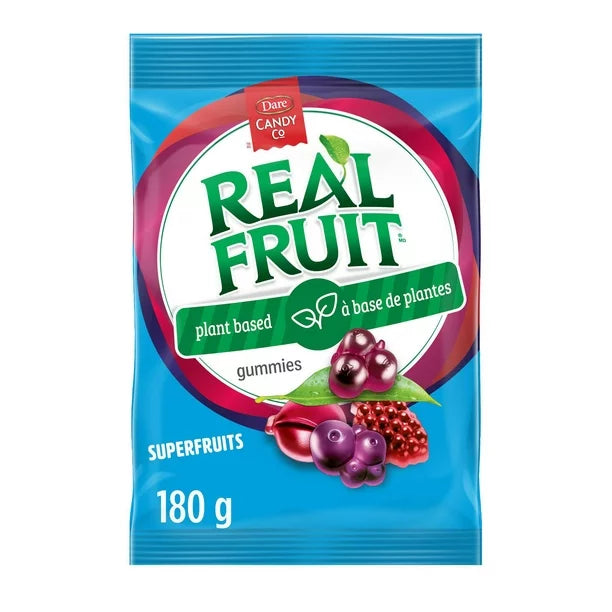 Dare Real Fruit Gummies Superfruits 4 bags x 180g each Canadian Fresh