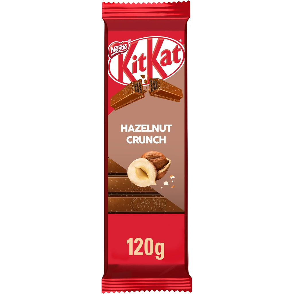 NESTLE Kitkat Hazelnut Crunch Wafer Bar, 120g/4.2 oz., {Imported from Canada}