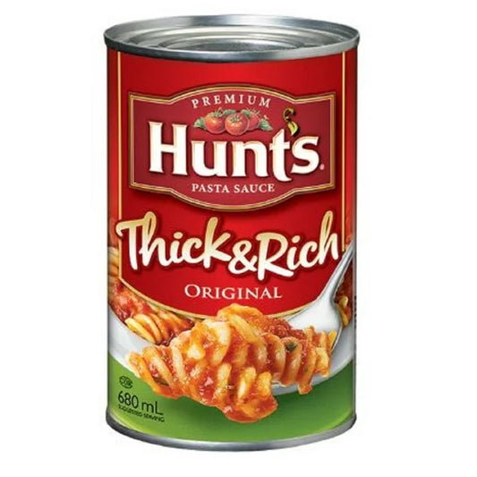 Hunt's Original Thick & Rich Pasta Sauce, 680ml/23 fl.oz.- From Canada