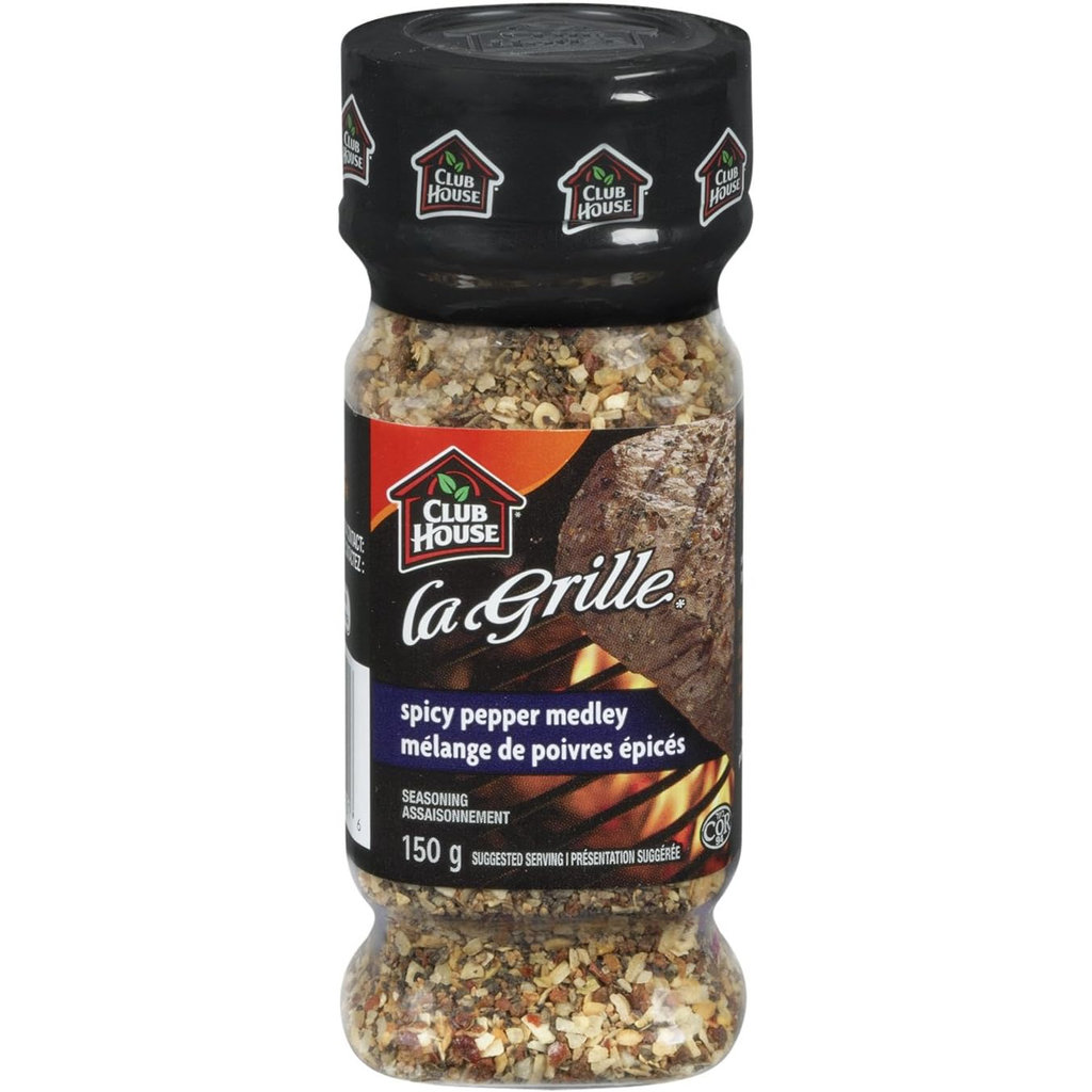 La Grille, Spicy Pepper Medley Seasoning, 150g/5.3oz., {Imported from Canada}