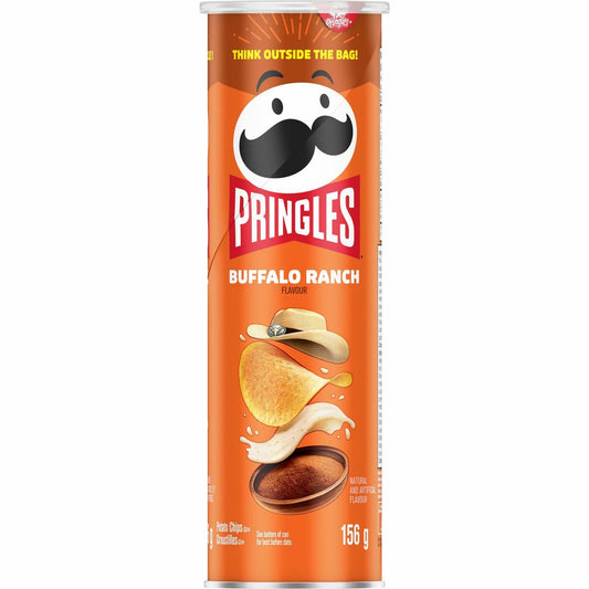 6 packs of Pringles Buffalo Ranch Flavor 156g each from CANADA Free Shipping