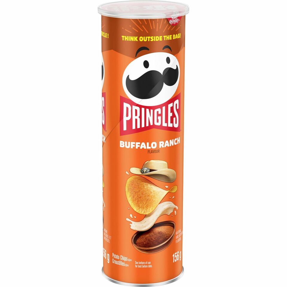 6 packs of Pringles Buffalo Ranch Flavor 156g each from CANADA Free Shipping