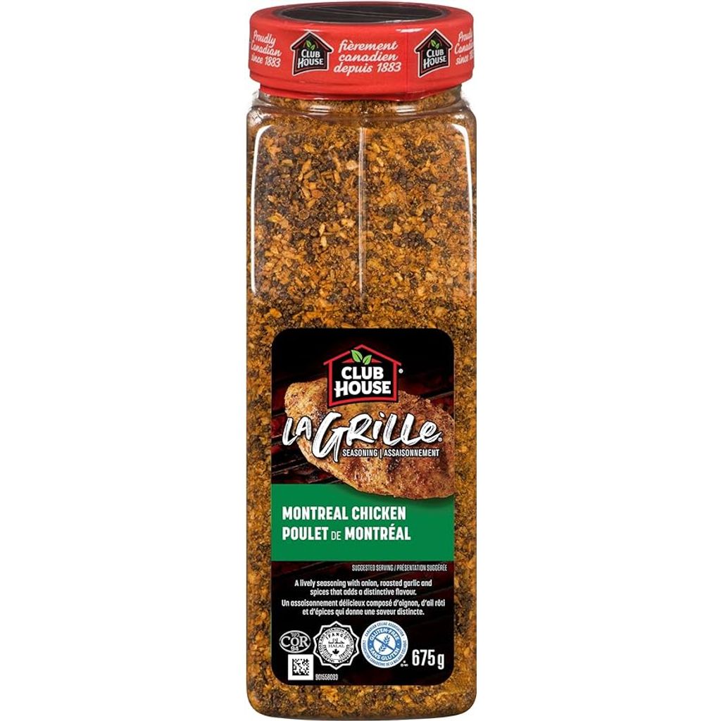 Club House La Grille Montreal Chicken Spice 675g Seasoning Imported From Canada