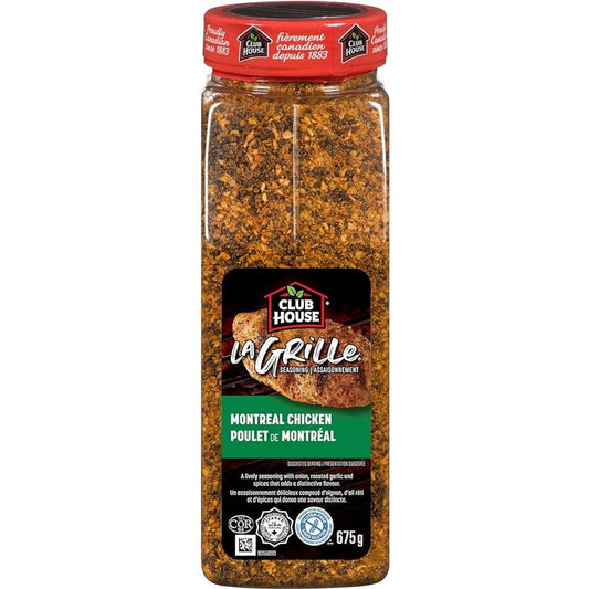 Club House La Grille Montreal Chicken Spice 675g Seasoning Imported From Canada