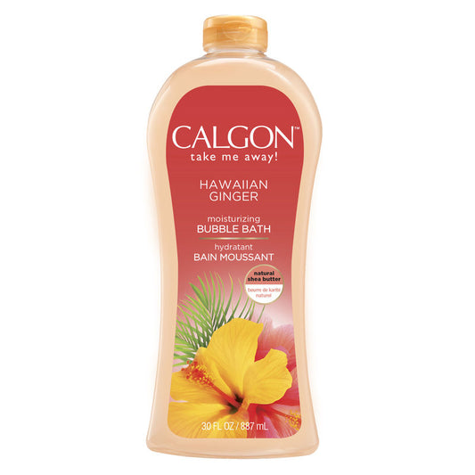 Calgon Take Me Away! Skin Silkening Bubble Bath Hawaiian Ginger, 30 fl Oz