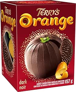 Terry's Orange Dark Chocolate, 157g/5.5 oz. Bar - Imported from Canada