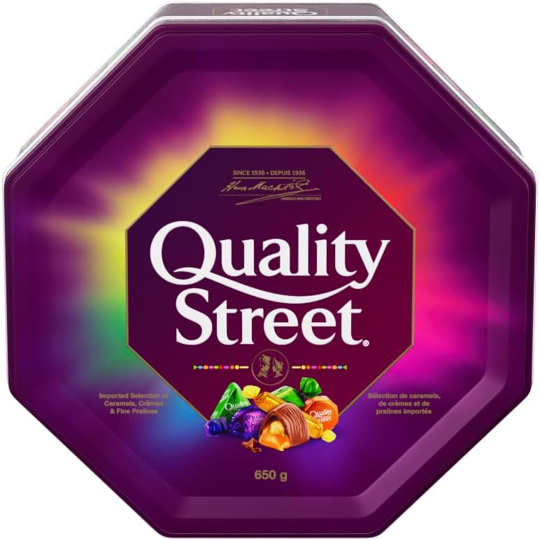 Quality Street Assorted Pralines, 650g/1.4 lbs. Tub - Imported from Canada