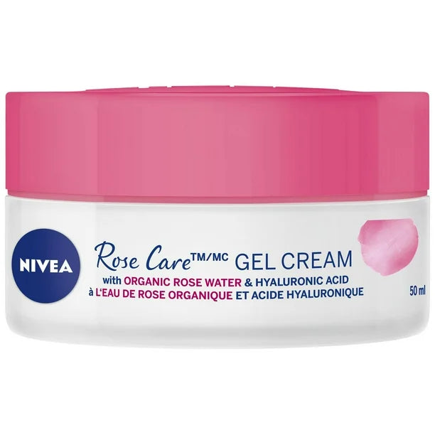 Nivea Rose Care Moisturizing Gel Face Cream 50ml For All Skin Types From Canada