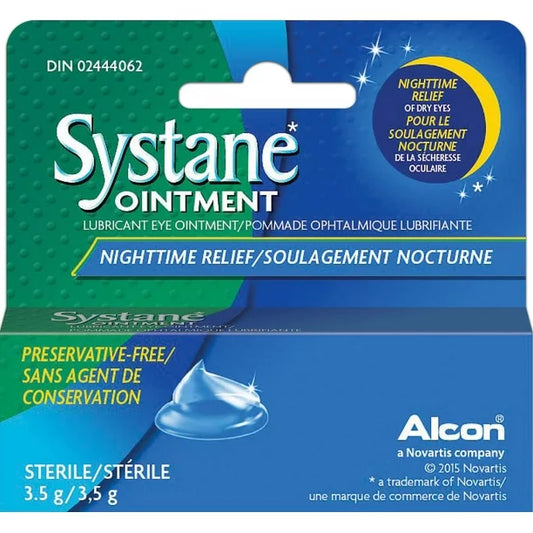 Systane Nighttime Lubricant Eye Ointment, 3.5 g {Imported from Canada}