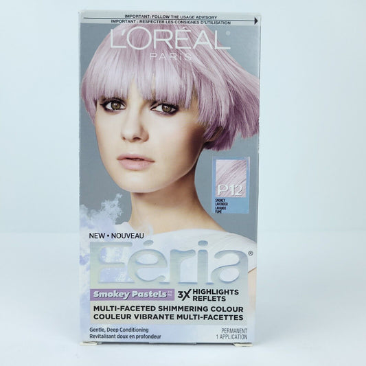 Loreal Feria P12 Lavender Dusk Smokey Hair Color Dye Pastels