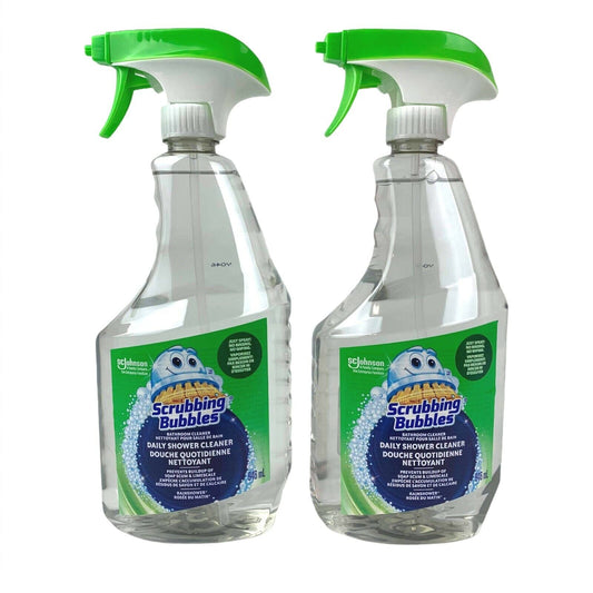 2x Scrubbing Bubbles 32 FL oz Daily Shower Cleaner Bathroom Cleaner Rain Shower