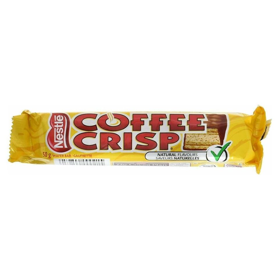 10 Coffee Crisp Chocolate Bars Full Size 50g Each NESTLE Canada FRESH DELICIOUS