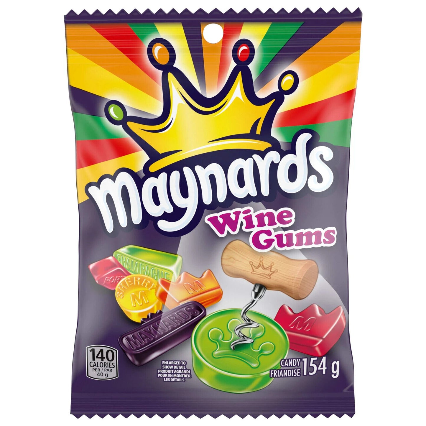 Maynards Wine Gums Gummy Candy 154g Bag Canadian FRESH FROM CANADA