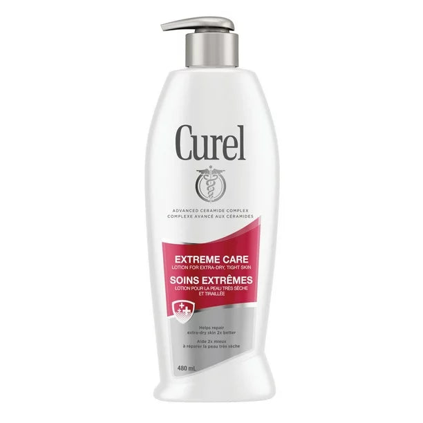 2x Curel Extreme Care Lotion for Extra-Dry Skin, 16.25 oz (480ml) from Canada