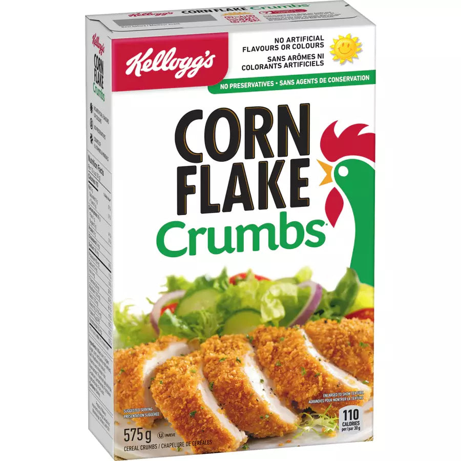 Kellogg's Corn Flake Crumbs, 575g/20oz Box - From Canada