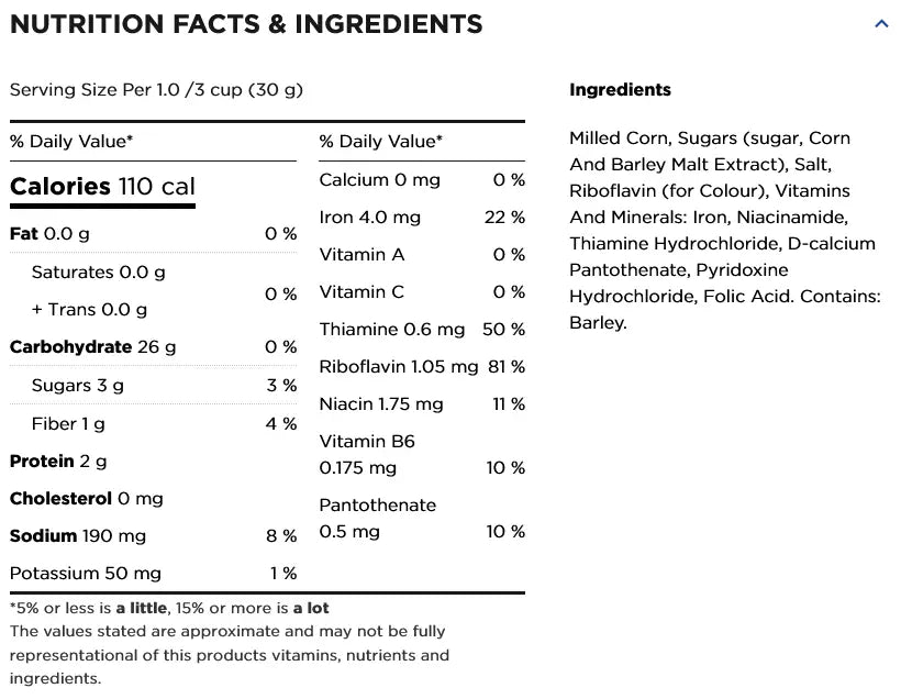 Kellogg's Corn Flake Crumbs, 575g/20oz Box - From Canada