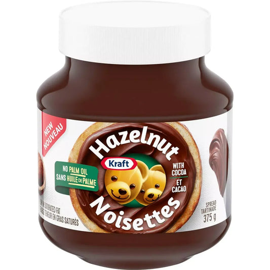 Kraft Hazelnut Spread with Cocoa 375g -From Canada