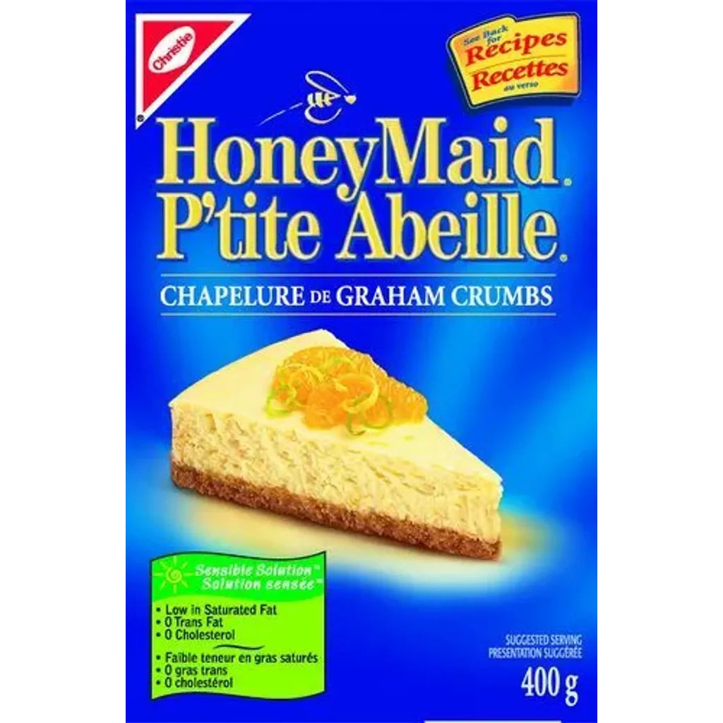 Christie Honey Maid Graham Crumbs 400g Each 2 Boxes - From Canada