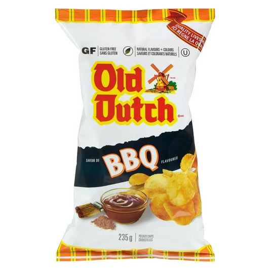 2X Old Dutch BBQ Potato Chips, 235 G- From Canada