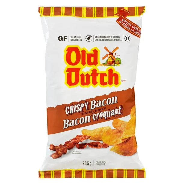 2X Old Dutch Crispy Bacon, 235G- From Canada