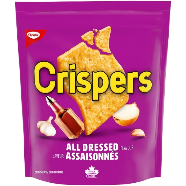 6 x Christie Crispers All Dressed Crackers 145g / 5.1 oz - FRESH from Canada