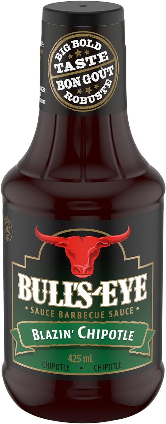 BULL'S EYE BBQ Sauce - Blazing Chipotle, 425ml/14oz