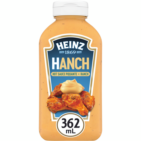 3x Bottle Heinz Hanch Hot Sauce 362ml Each -ALWAYS FRESH From Canada -Fast Ship