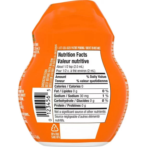 5X Tang Orange Simulated Liquid Drink Mix 24 Servings Bottles New - From Canada