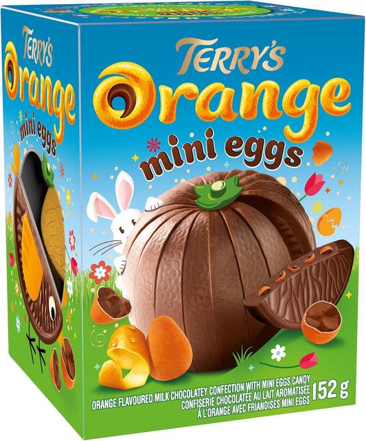 4 PACK Terry's Orange Mini Eggs Milk Chocolatey Confection 152g Canada Fresh