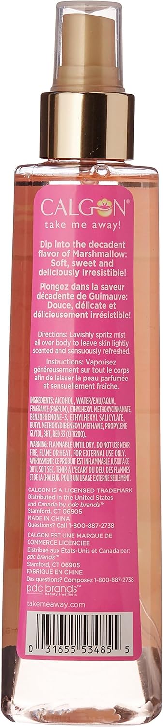 Calgon Take Me Away Marshmallow Fragrance Body Mist 236ml/8 fl oz.