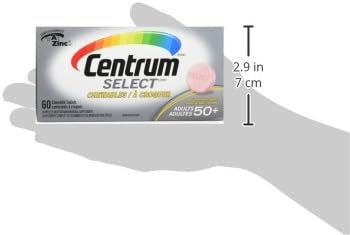 6x Centrum Select WOMEN/MEN 50+ Multivitamin 60 Chewable Tablets