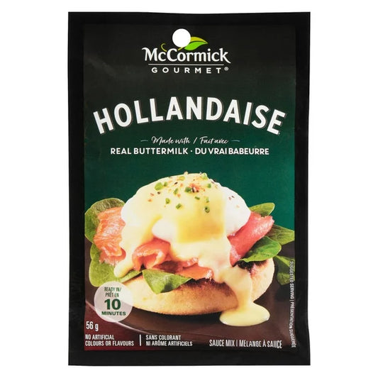 6 Pack McCormick Gourmet Sauce Mix Hollandaise 56g Fresh from Canada