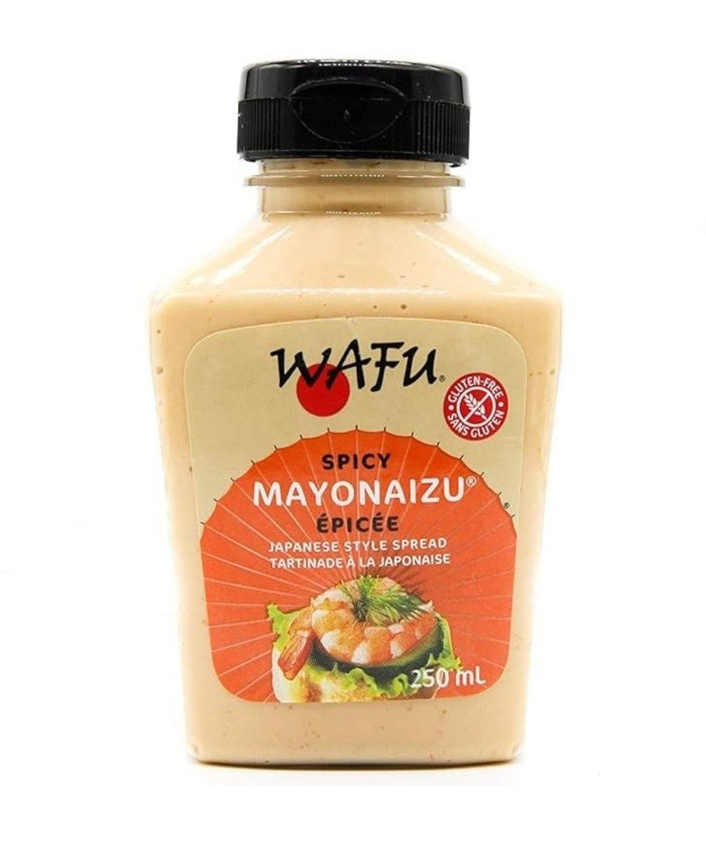 2 Bottles of Wafu Mayonaizu Spicy Mayonnaise Sauce 250ml Each - Free Shipping