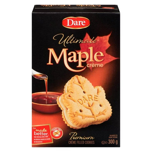 Dare Ultimate Maple Creme Cookies Real Maple Syrup - 6 Boxes Canadian FRESH