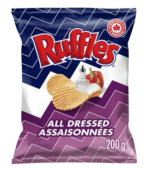 Ruffles Potato Chips (200g)