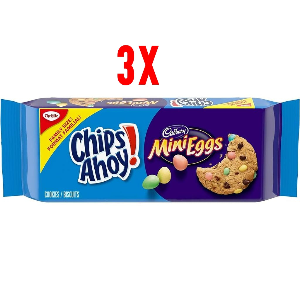 Christie Chips Ahoy! Cadbury Mini Eggs Chocolate Cookies 460g Each 3 Packs